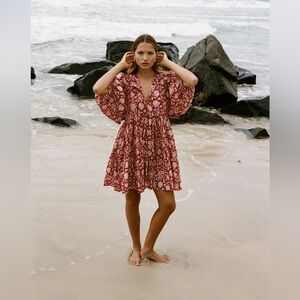 Red Daughters of India Kyra Mini Dress